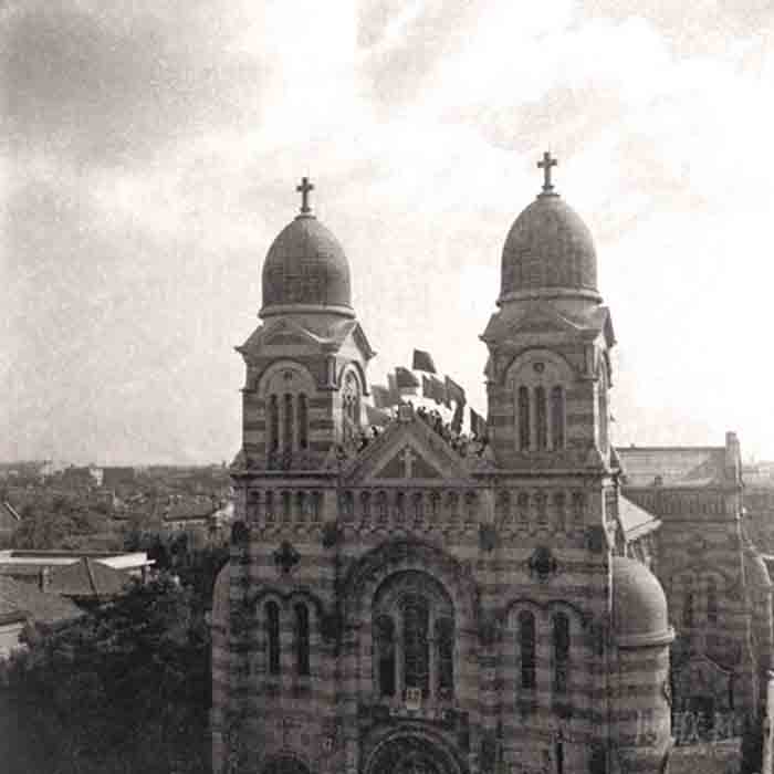 红卫兵占领教堂